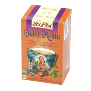 Yogi tea Tulsi mint 15 infusettes