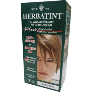 Teinture blond dore 7D 120ml