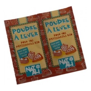 Poudre à lever 14g bio